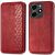 Чохол Deexe Rhombus Wallet для TECNO Spark 20C - Red: фото 1 з 6