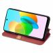 Чехол Deexe Rhombus Wallet для TECNO Spark 20C - Red (345615R). Фото 3 из 6