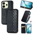 Чехол Deexe Rhombus Wallet для Xiaomi Redmi Note 14 4G - Black (373456B)