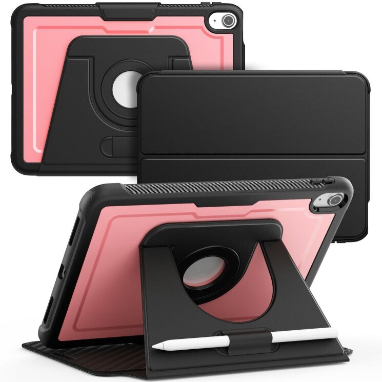 Чохол Deexe Urban Rotary для Apple iPad 10.9 (2022) / iPad 11 (2025) - Pink: фото 1 з 12