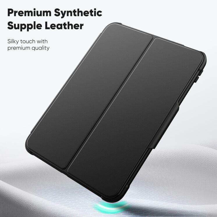Чохол Deexe Urban Rotary для Apple iPad 10.9 (2022) / iPad 11 (2025) - Dark Green: фото 3 з 12