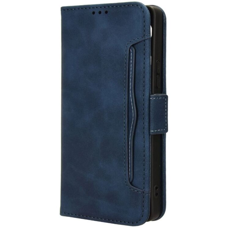 Чехол Deexe Wallet Stand для Infinix GT 20 Pro - Blue: фото 5 из 8