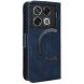 Чехол Deexe Wallet Stand для Infinix GT 20 Pro - Blue (356000L). Фото 6 из 8