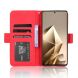 Чехол Deexe Wallet Stand для Infinix Note 50 / Note 50 Pro - Red (379201R). Фото 3 из 7