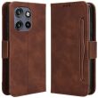 Чехол Deexe Wallet Stand для Motorola Edge 50 Neo - Brown (367136Z)