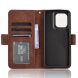 Чехол Deexe Wallet Stand для Motorola Edge 50 Neo - Brown (367136Z). Фото 5 из 7