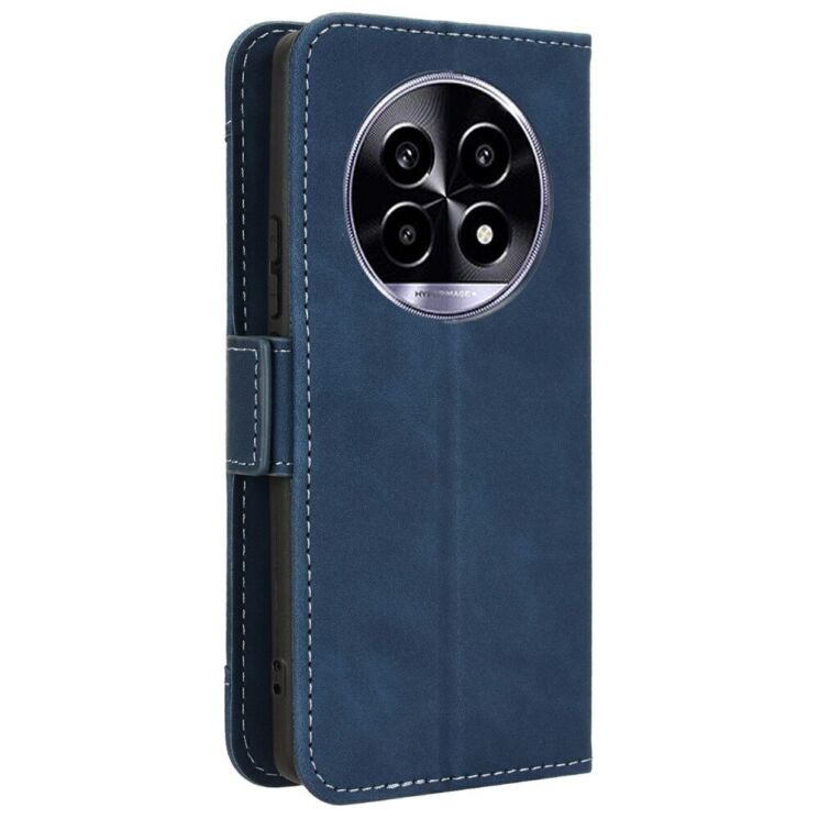 Чехол Deexe Wallet Stand для Realme 13 Plus - Blue: фото 7 из 7