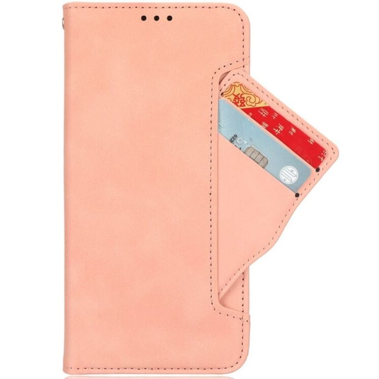 Чехол Deexe Wallet Stand для Realme GT Neo 6 SE / GT 6T / GT 6 - Pink: фото 2 из 7