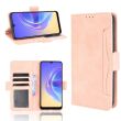 Чохол Deexe Wallet Stand для VIVO V21e - Pink (281601P)