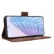 Чехол Deexe Wallet Stand для Xiaomi Redmi Note 14 4G - Brown (373435Z). Фото 4 из 7