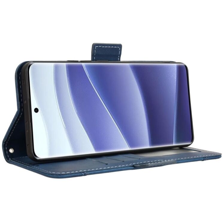 Чехол Deexe Wallet Stand для Xiaomi Redmi Note 14 Pro 5G / Note 14 Pro Plus / Poco X7 - Blue: фото 6 из 7