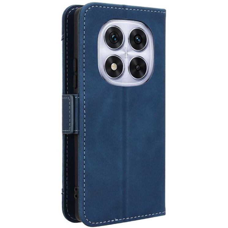Чехол Deexe Wallet Stand для Xiaomi Redmi Note 14 Pro 5G / Note 14 Pro Plus / Poco X7 - Blue: фото 7 из 7