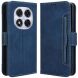 Чехол Deexe Wallet Stand для Xiaomi Redmi Note 14 Pro 5G / Note 14 Pro Plus / Poco X7 - Blue (373141L). Фото 1 из 7