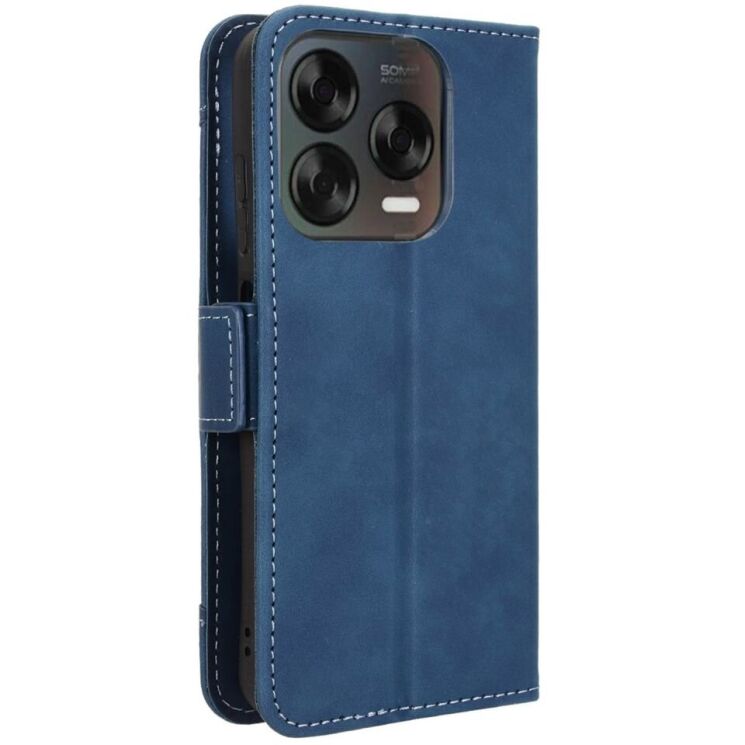 Чехол Deexe Wallet Stand для ZTE Nubia V70 Design - Blue: фото 7 из 7