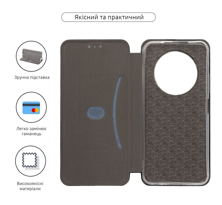 Чехол-книжка ArmorStandart G-Case для TECNO Spark 30C - Black: фото 3 из 3