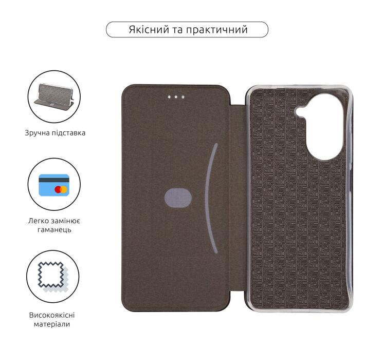 Чехол-книжка ArmorStandart G-Case для Xiaomi Redmi A5 (European Version) - Black: фото 3 из 3