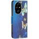 Чохол-книжка Deexe Color Wallet для Honor 200 Pro - Golden Butterflies (362140F). Фото 4 з 6
