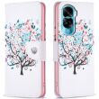 Чехол-книжка Deexe Color Wallet для Honor 90 Lite - Flower Tree (347325H)
