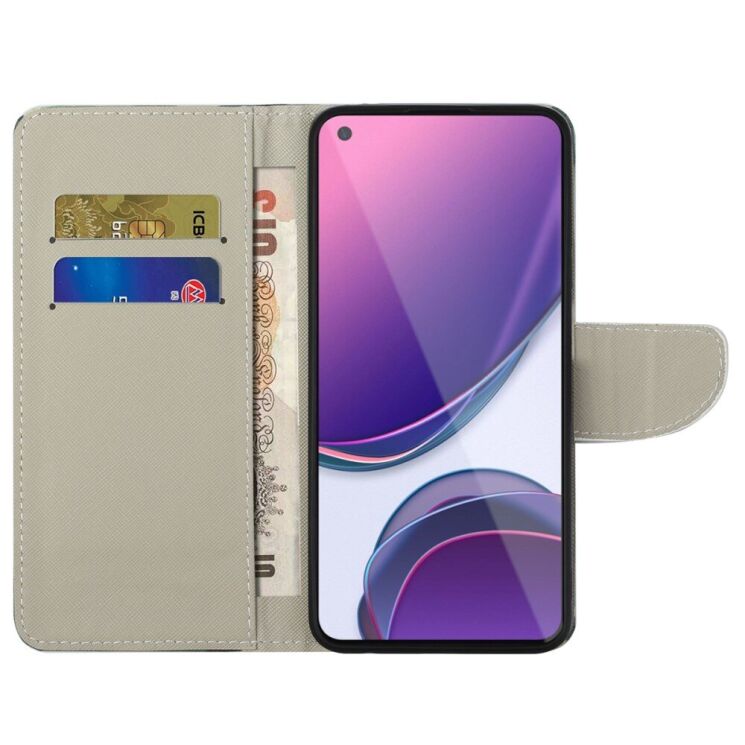 Чехол с рисунком Deexe Color Wallet для OnePlus Nord N20 - Cute Owls: фото 5 из 5