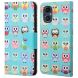 Чехол с рисунком Deexe Color Wallet для OnePlus Nord N20 - Cute Owls (292914G). Фото 1 из 5