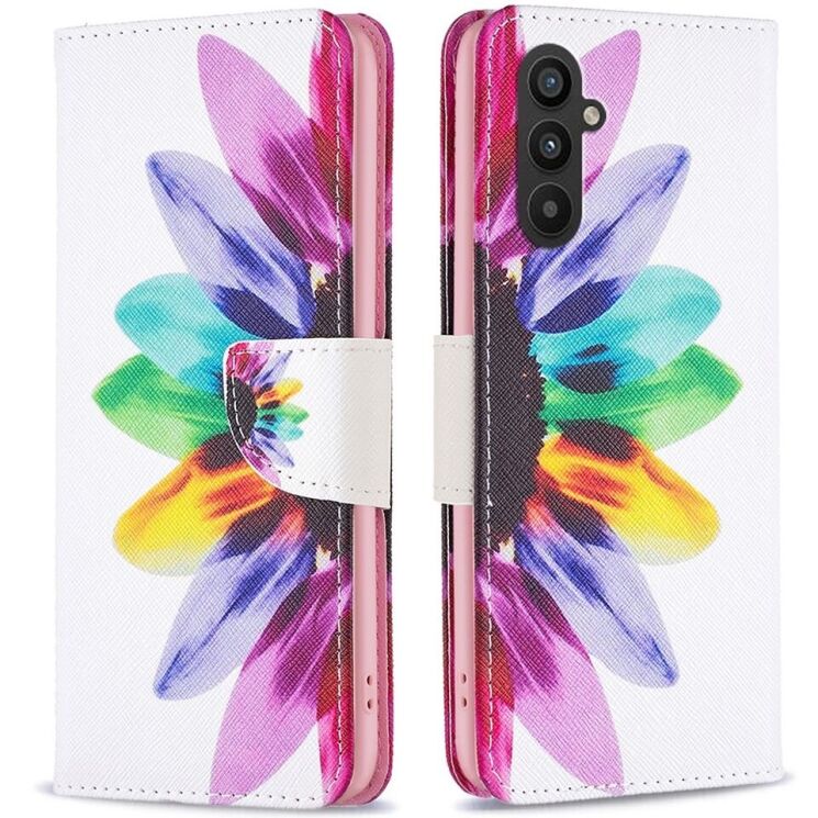 Чехол-книжка Deexe Color Wallet для Samsung Galaxy A24 (A245) - Sunflower: фото 1 из 7