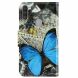 Чехол-книжка Deexe Color Wallet для Samsung Galaxy M11 (M115) - Blue Butterfly (255106P). Фото 2 из 5