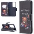 Чехол-книжка Deexe Color Wallet для Samsung Galaxy S21 Ultra (G998) - Bear (300934I)