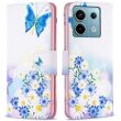 Чохол-книжка Deexe Color Wallet для Xiaomi Redmi Note 13 Pro 4G / Poco M6 Pro - Butterfly and Flowers (345751J)