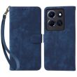 Чехол-книжка Deexe Delta Book для Infinix Note 30 VIP - Blue (338700L)