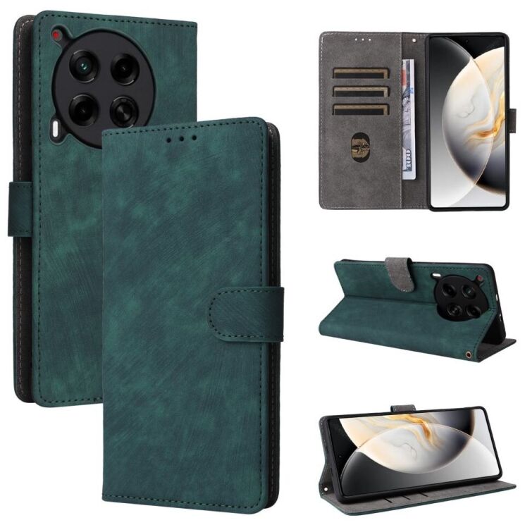 Чехол-книжка Deexe Delta Book для TECNO Camon 30 (CL6) - Green: фото 7 из 8