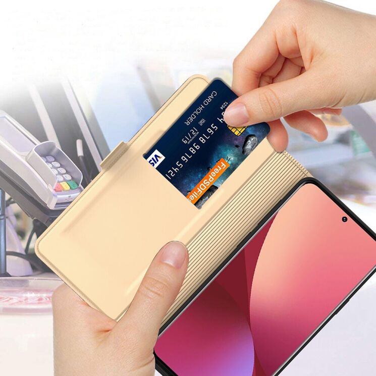 Чохол-книжка Deexe Faro Wallet для Xiaomi Redmi Note 15 5G / Poco M8 5G - Black: фото 6 з 7