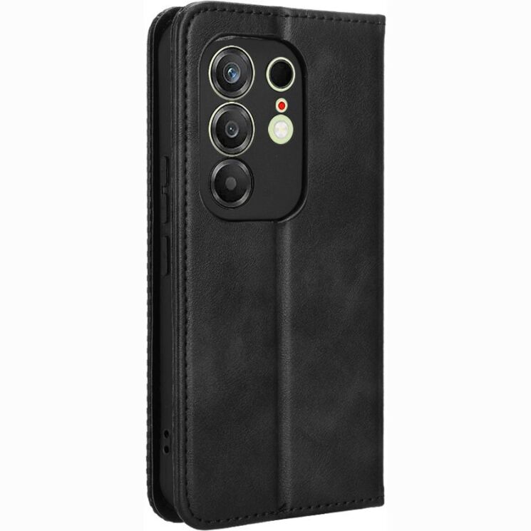 Чохол-книжка Deexe Retro Style для TECNO Camon 50 - Black: фото 8 з 20