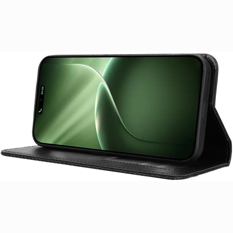 Чохол-книжка Deexe Retro Style для TECNO Camon 50 - Black: фото 7 з 20