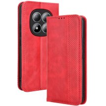Чехол-книжка Deexe Retro Style для Xiaomi Redmi Note 15 Pro Plus / Poco M8 Pro 5G - Red: фото 1 из 19