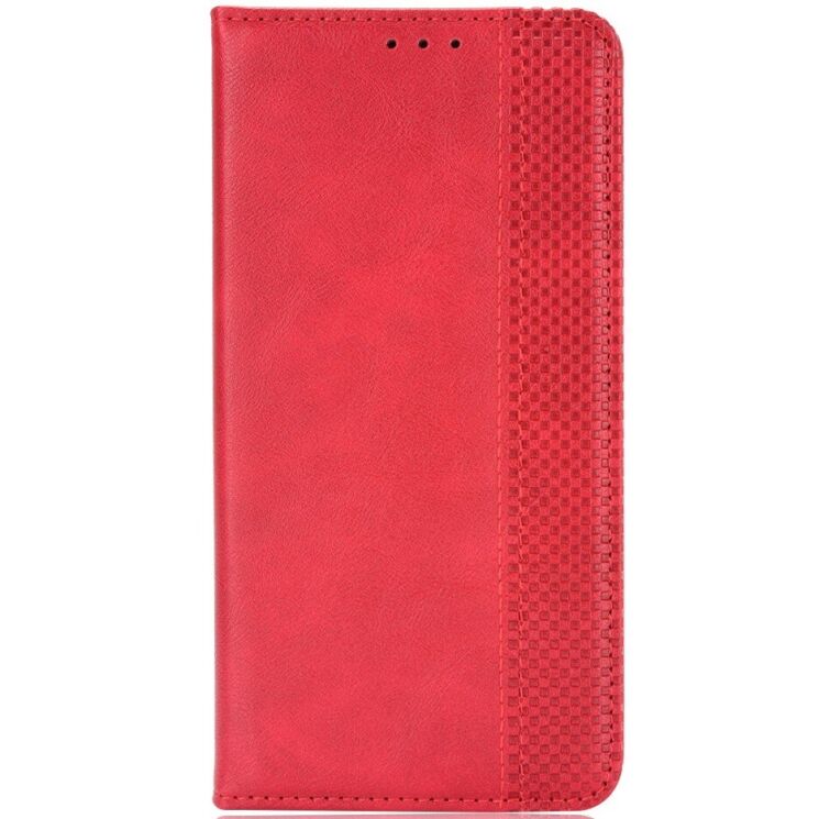 Чехол-книжка Deexe Retro Style для Xiaomi Redmi Note 15 Pro Plus / Poco M8 Pro 5G - Red: фото 4 из 19