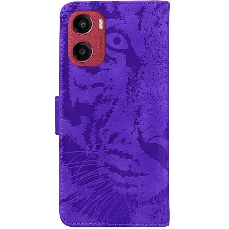 Чохол-книжка Deexe Tiger для Motorola Moto G05 / Moto E15 - Purple: фото 6 з 7
