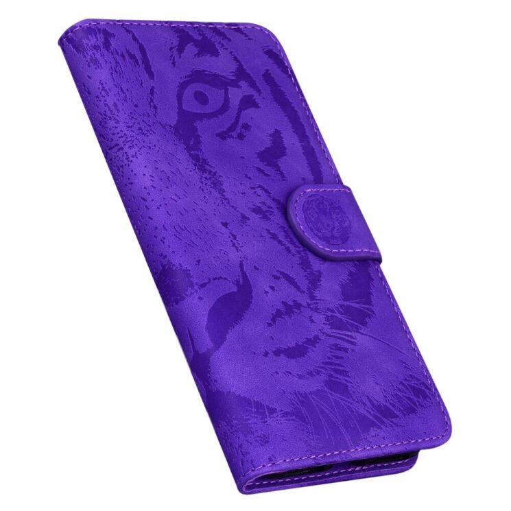 Чохол-книжка Deexe Tiger для Motorola Moto G05 / Moto E15 - Purple: фото 4 з 7