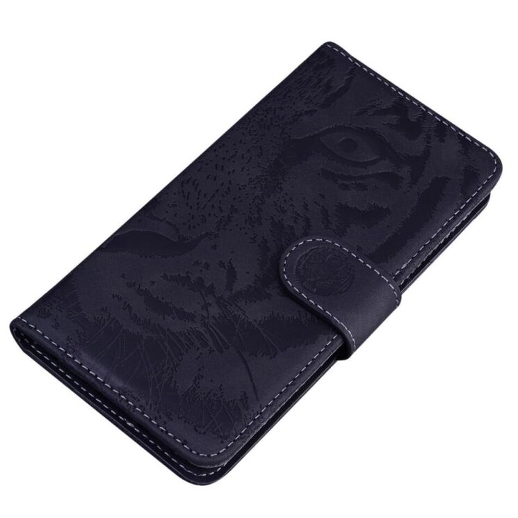 Чехол-книжка Deexe Tiger для Motorola Moto G84 - Black: фото 3 из 7