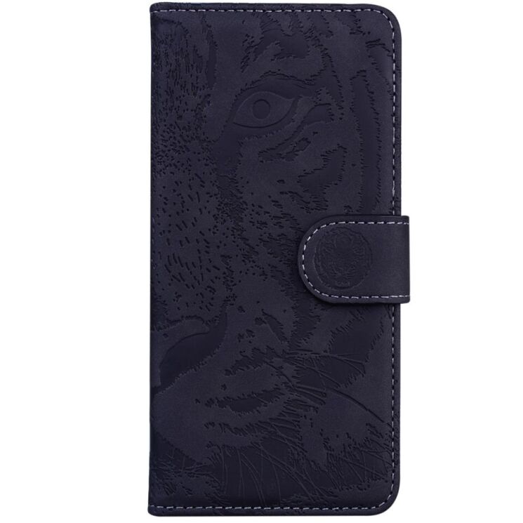 Чехол-книжка Deexe Tiger для Motorola Moto G84 - Black: фото 5 из 7