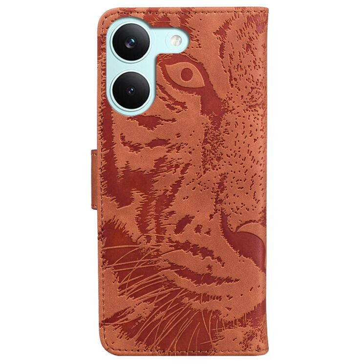 Чехол-книжка Deexe Tiger для Xiaomi Poco X8 Pro - Brown: фото 6 из 7