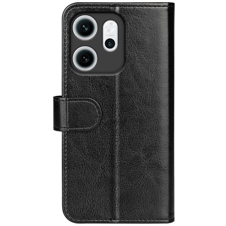 Чохол-книжка Deexe Wallet Style для OPPO Reno 14 FS 5G - Black: фото 3 з 8