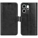Чохол-книжка Deexe Wallet Style для OPPO Reno 14 FS 5G - Black (388312B). Фото 1 з 8