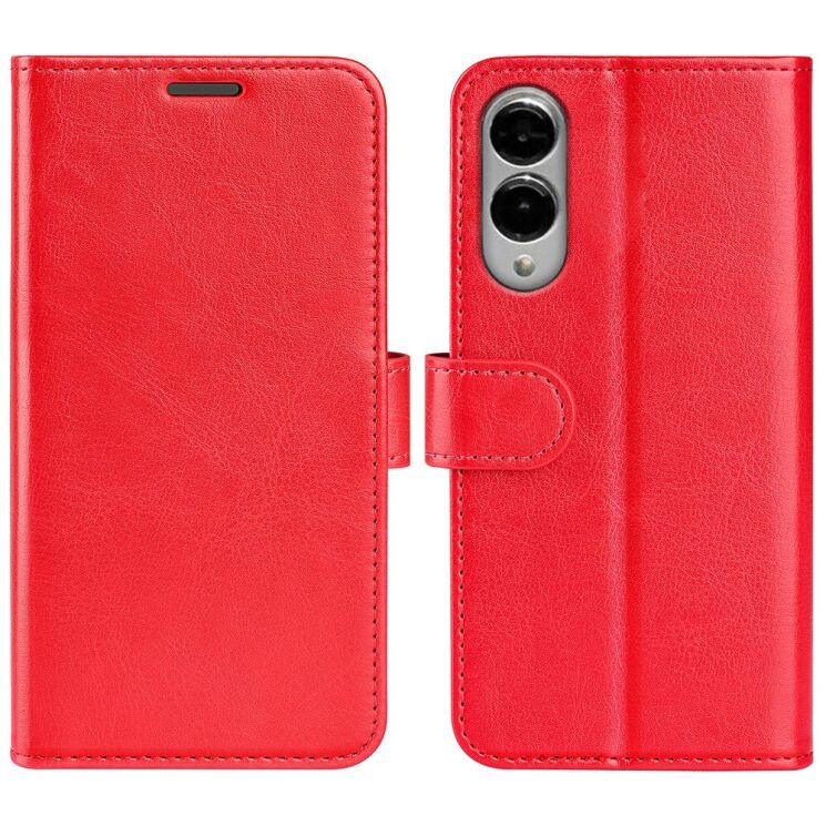 Чехол-книжка Deexe Wallet Style для Samsung Galaxy S25 Edge (S937) - Red: фото 3 из 9