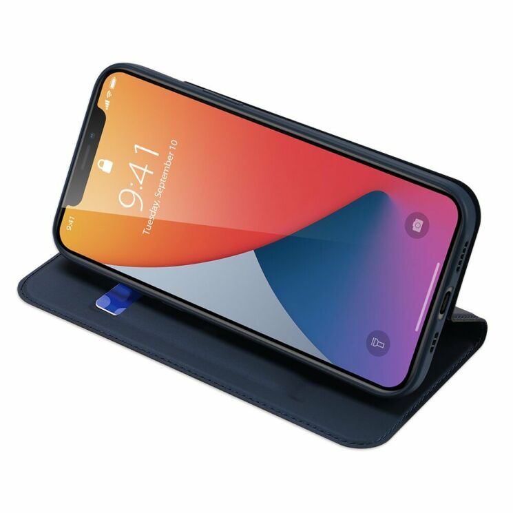 Чохол-книжка DUX DUCIS Skin Pro для Apple iPhone 12 / iPhone 12 Pro - Dark Blue: фото 4 з 20