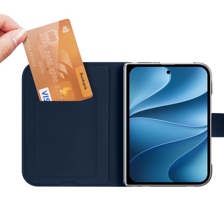 Чохол-книжка DUX DUCIS Skin Pro (FF) для iPhone Duo - Blue (435020L) Чохол-книжка DUX DUCIS Skin Pro (FF) для iPhone Duo - Blue: фото 3 з 11
