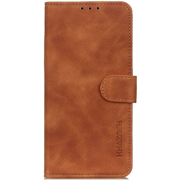 Чехол-книжка KHAZNEH Retro Wallet для Xiaomi Redmi Note 14 Pro 5G / Note 14 Pro Plus - Brown: фото 7 из 8