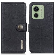 Чохол-книжка KHAZNEH Wallet Cover для Motorola Edge 40 - Black: фото 1 з 9