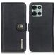 Чехол-книжка KHAZNEH Wallet Cover для Motorola Moto G75 - Black (367824B). Фото 1 из 8