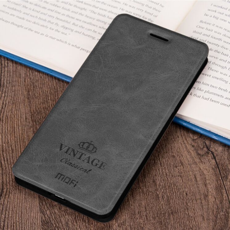 Чохол-книжка MOFI Vintage Series для Xiaomi Redmi 5A - Black: фото 1 з 5