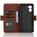 Чехол-книжка с карманами Deexe Wallet Stand для Infinix GT 50 Pro - Brown (422401Z). Фото 4 из 15